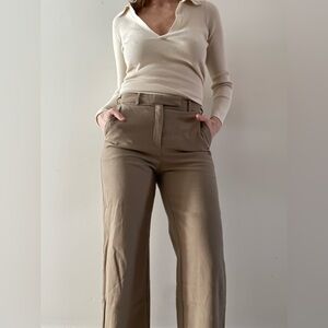 Aritzia Babaton Atelier Agency Pant | Taupe Brown | Size 8